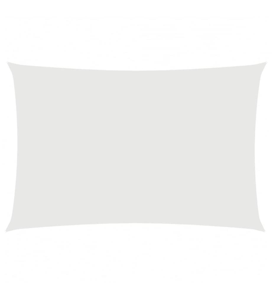 Sonnensegel Oxford-Gewebe Rechteckig 2x4 m Weiss