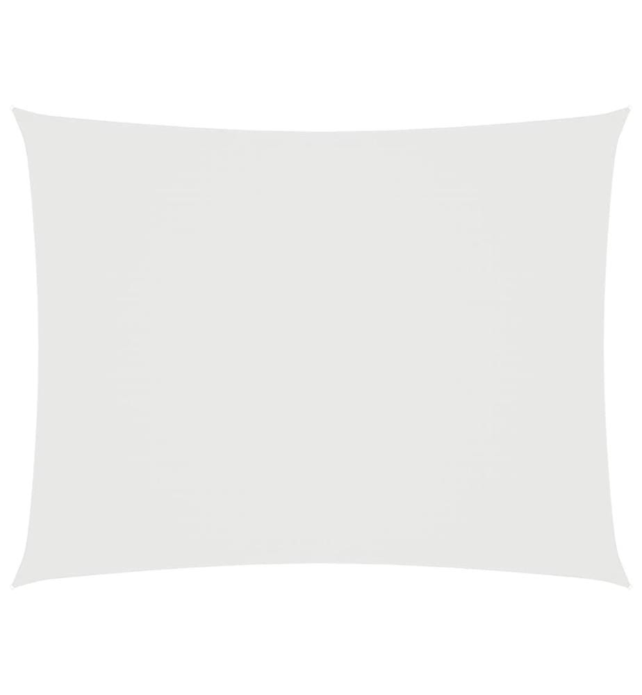 Sonnensegel Oxford-Gewebe Rechteckig 3x5 m Weiss