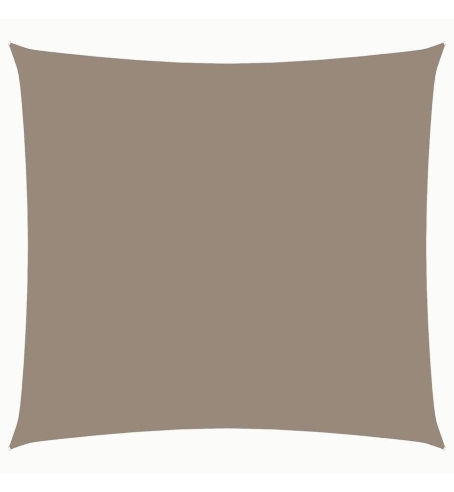 Sonnensegel Oxford-Gewebe Quadratisch 4x4 m Taupe