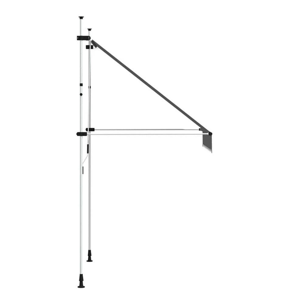 Einziehbare Markise Handbetrieben 150 cm Anthrazit