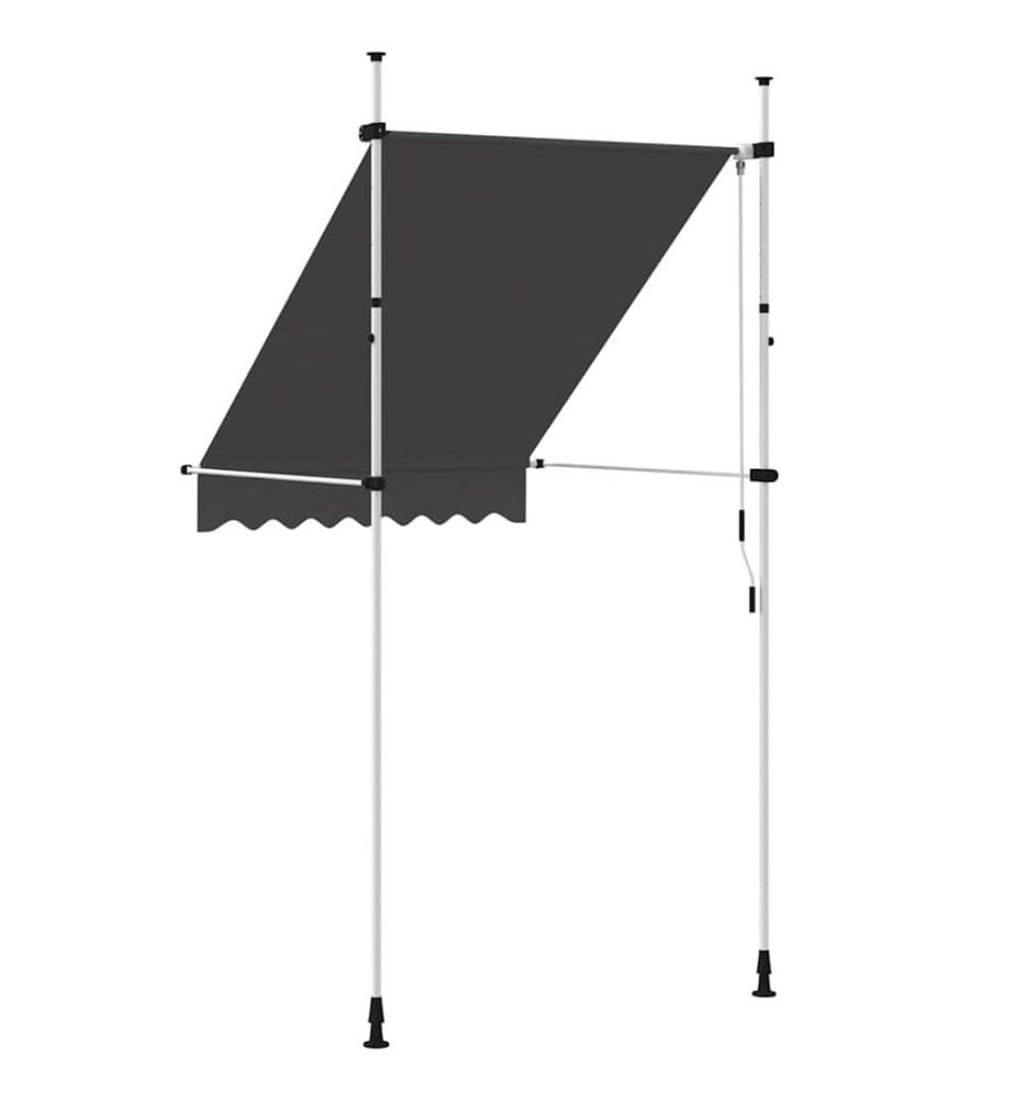 Einziehbare Markise Handbetrieben 150 cm Anthrazit