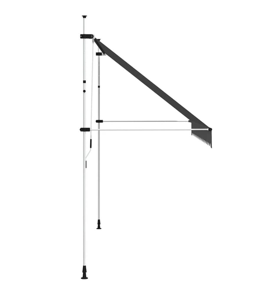 Einziehbare Markise Handbetrieben 350 cm Anthrazit