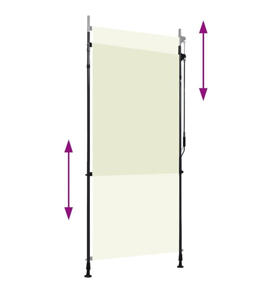 Aussenrollo 100 x 270 cm Creme