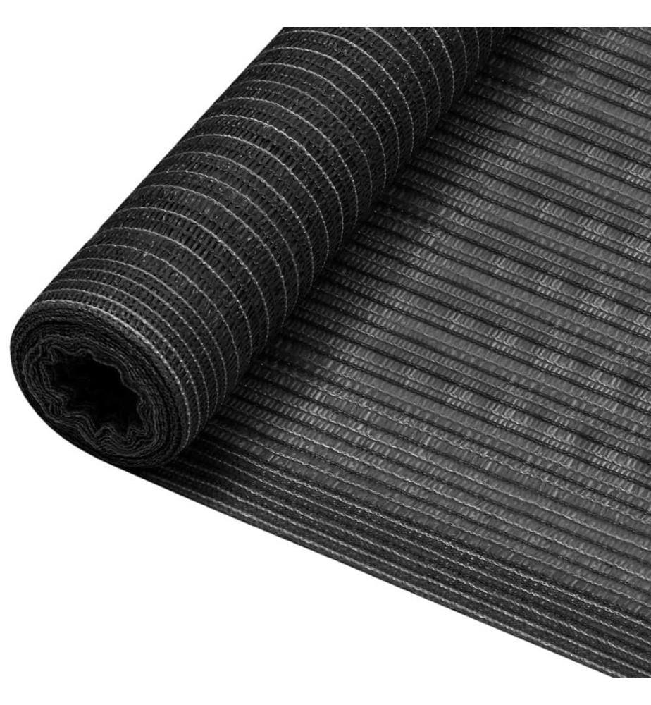 Filet brise-vue Anthracite 1,5x10 m PEHD 195 g/m²