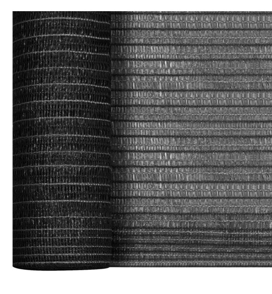 Filet brise-vue Anthracite 1,5x10 m PEHD 195 g/m²