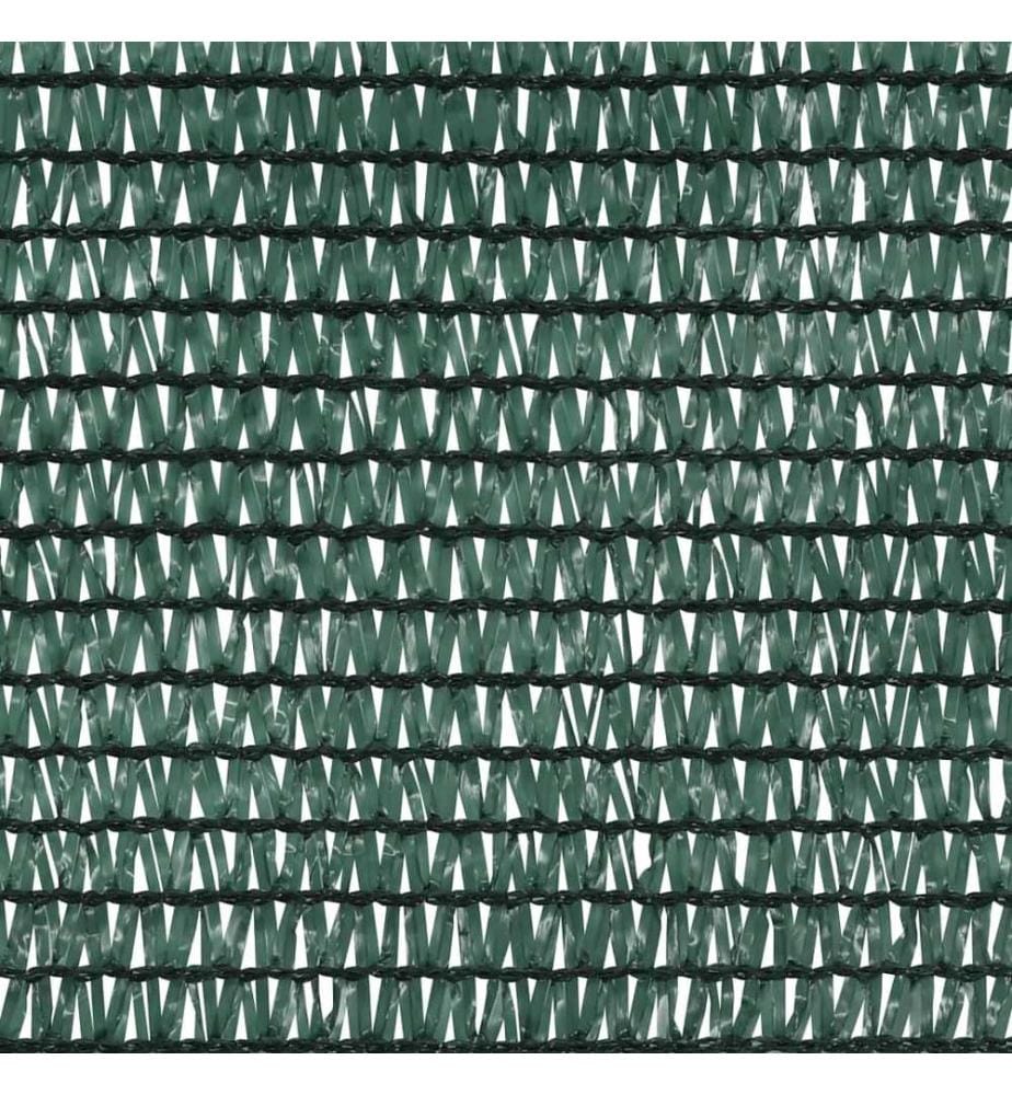 Filet brise-vue Vert 1,2x10 m PEHD 75 g/m²