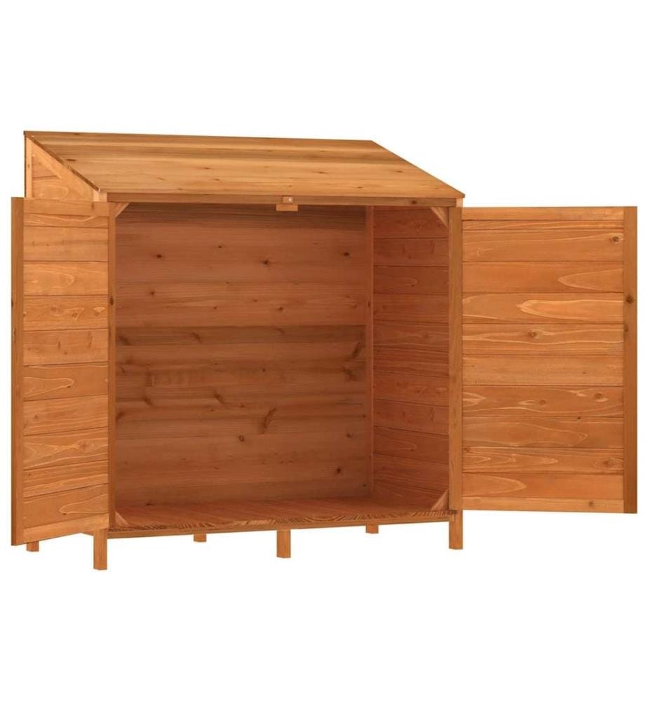 Remise de jardin Marron 102x52x112 cm Bois de sapin solide