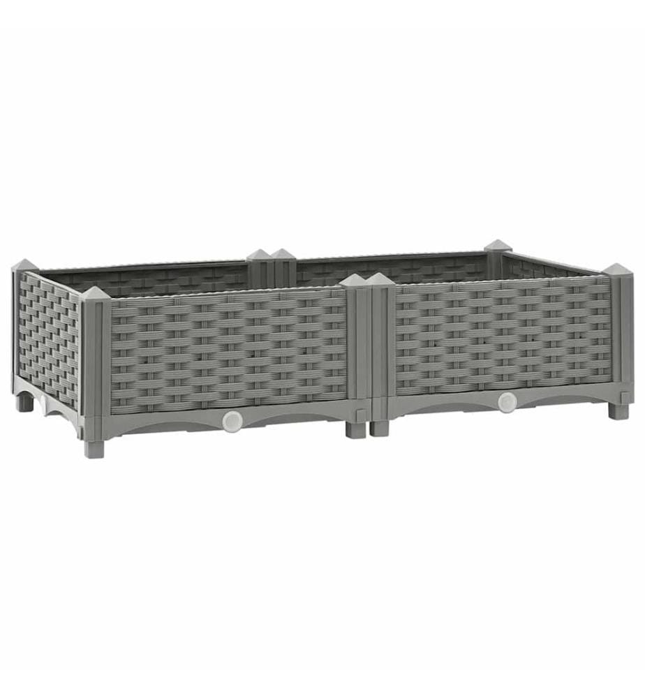 Hochbeet 80x40x23 cm Polypropylen