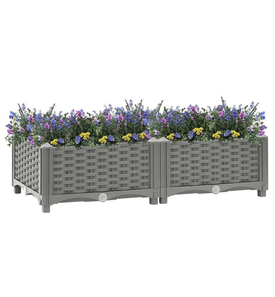 Hochbeet 80x40x23 cm Polypropylen