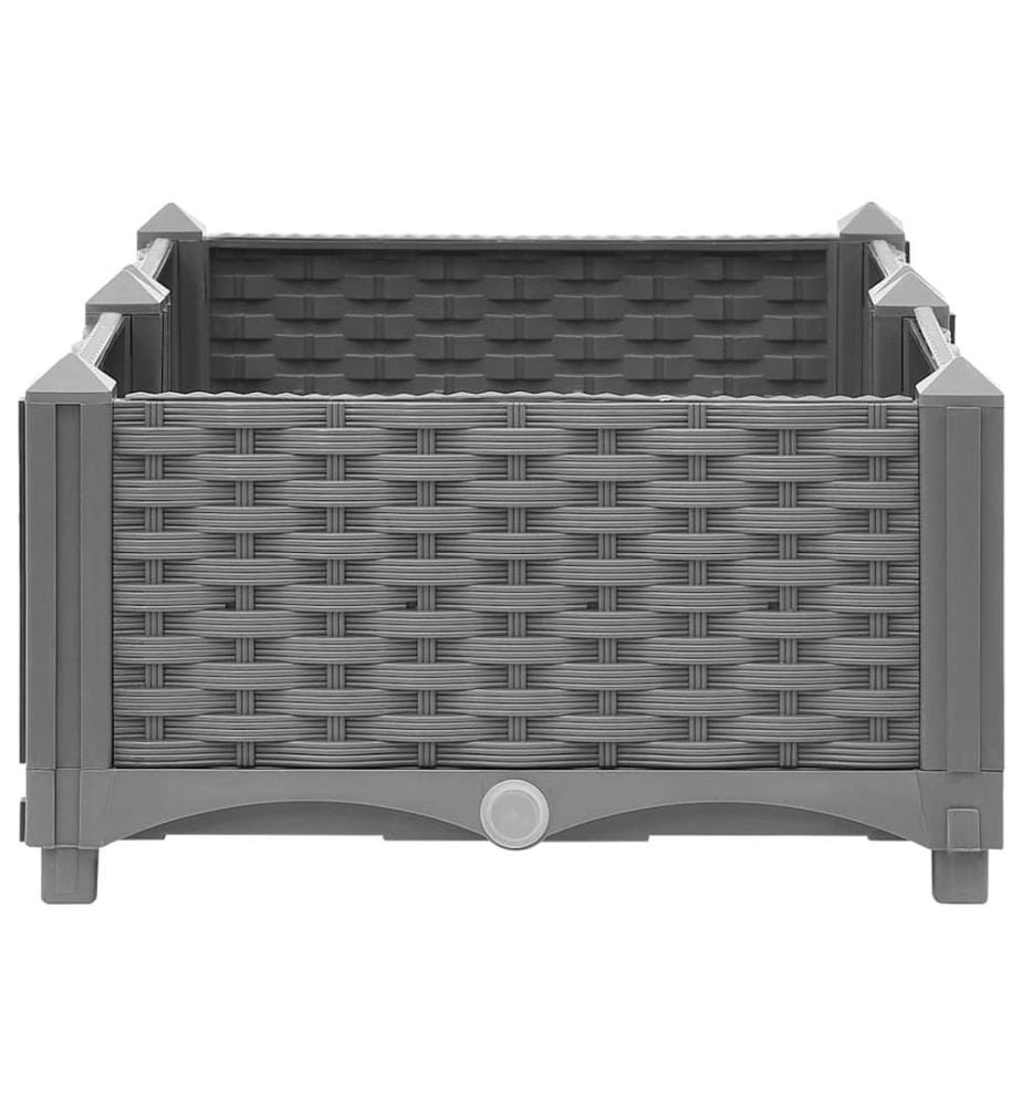 Hochbeet 80x40x23 cm Polypropylen
