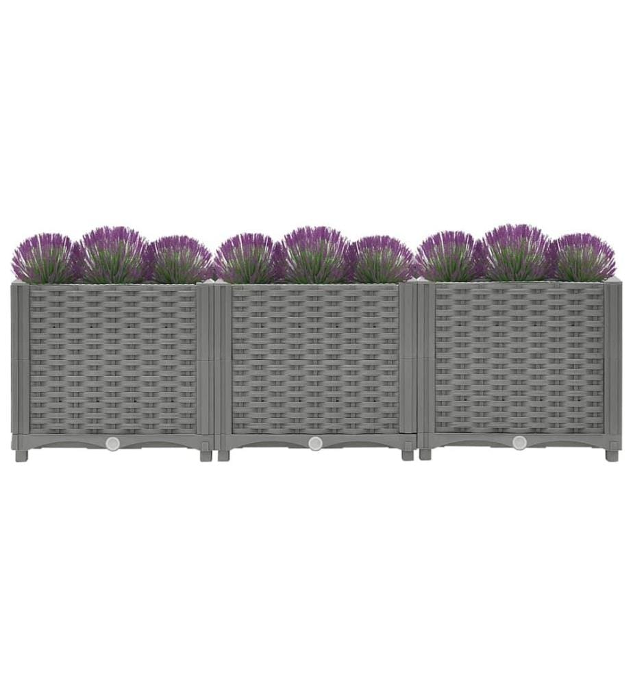Hochbeet 120x40x38 cm Polypropylen