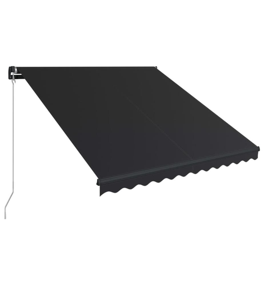 Auvent manuel rétractable 300x250 cm Anthracite