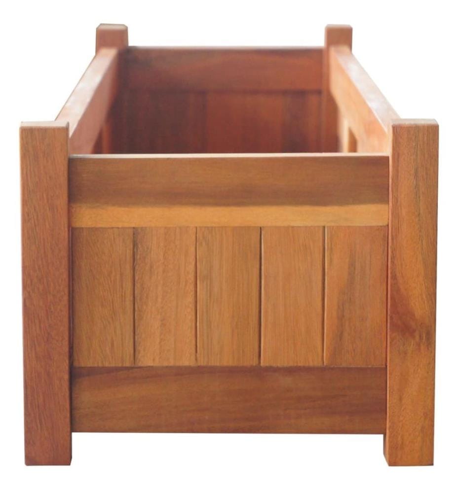 Garten-Hochbeete 2 Stk. Akazienholz 100x30x25 cm