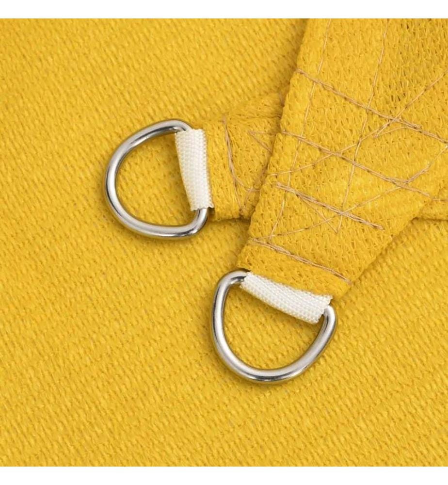 Voile d'ombrage 160 g/m² Jaune 3x5 m PEHD