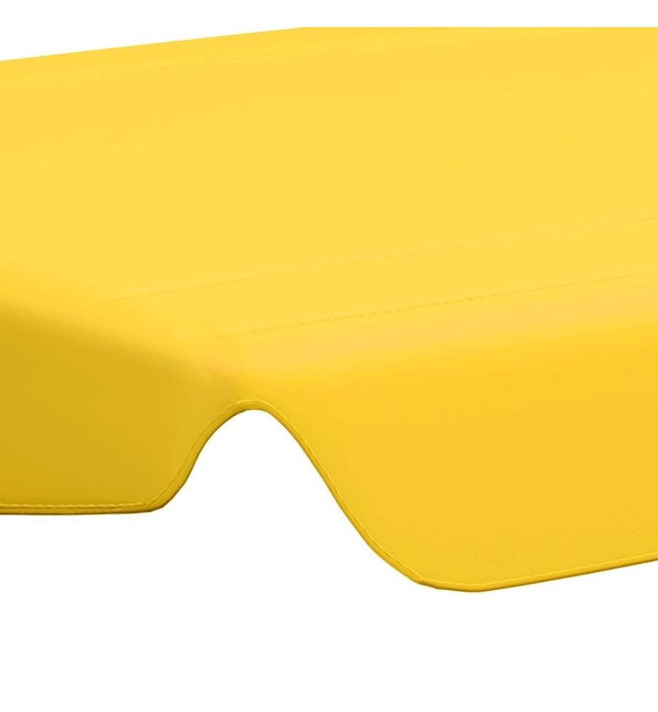 Ersatzdach für Hollywoodschaukel Gelb 188/168x145/110 cm