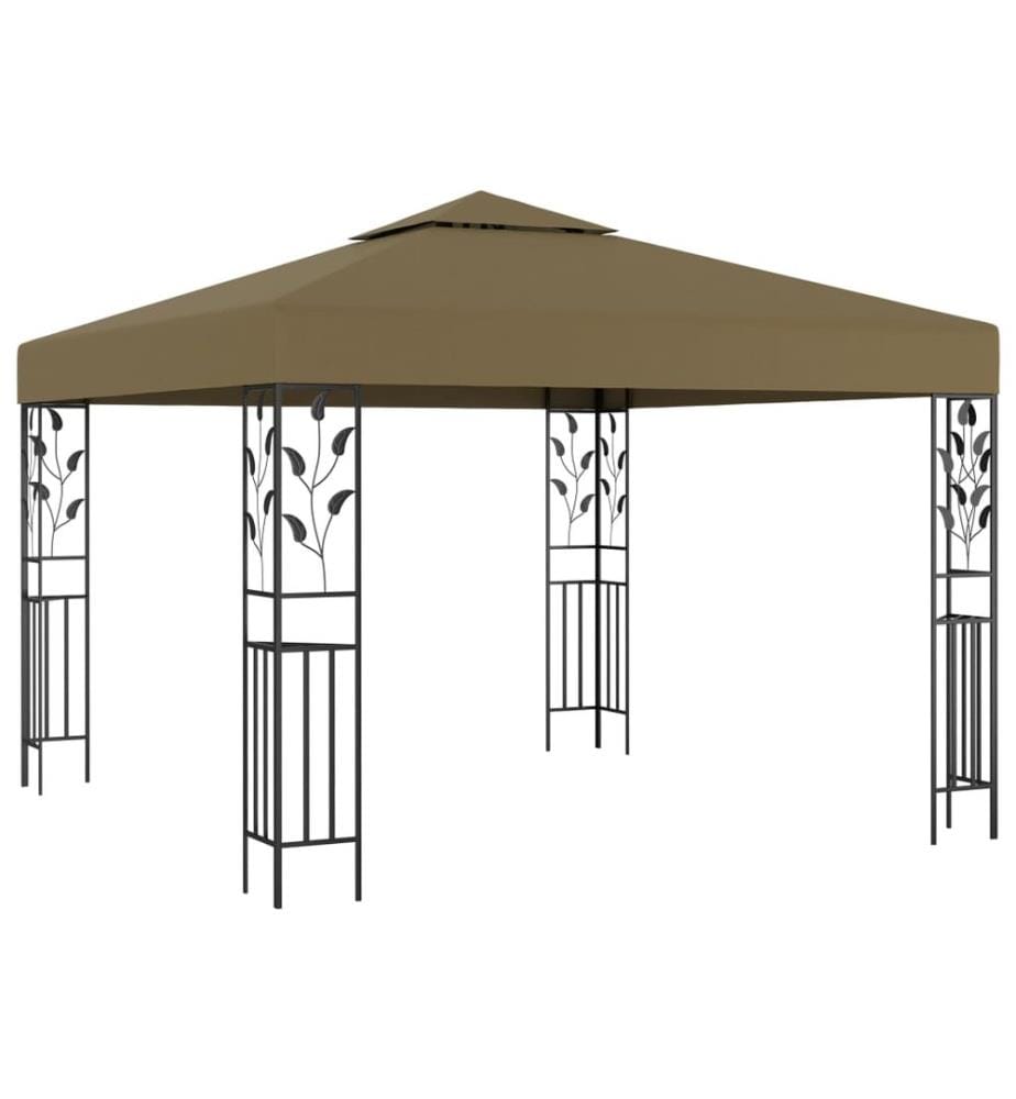 Pavillon 3x3 m Taupe 180 g/m²