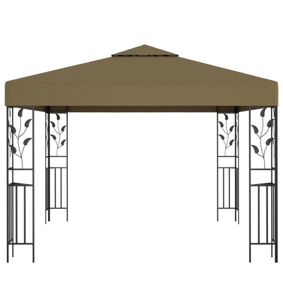 Pavillon 3x3 m Taupe 180 g/m²