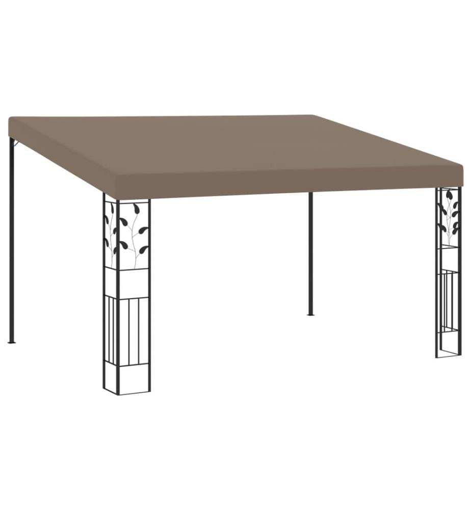 Wand-Pavillon 4x3x2,5 m Taupe