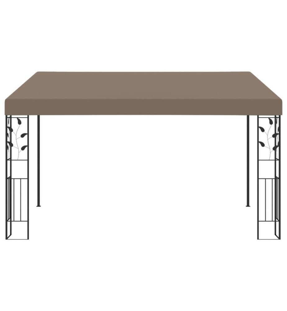 Wand-Pavillon 4x3x2,5 m Taupe