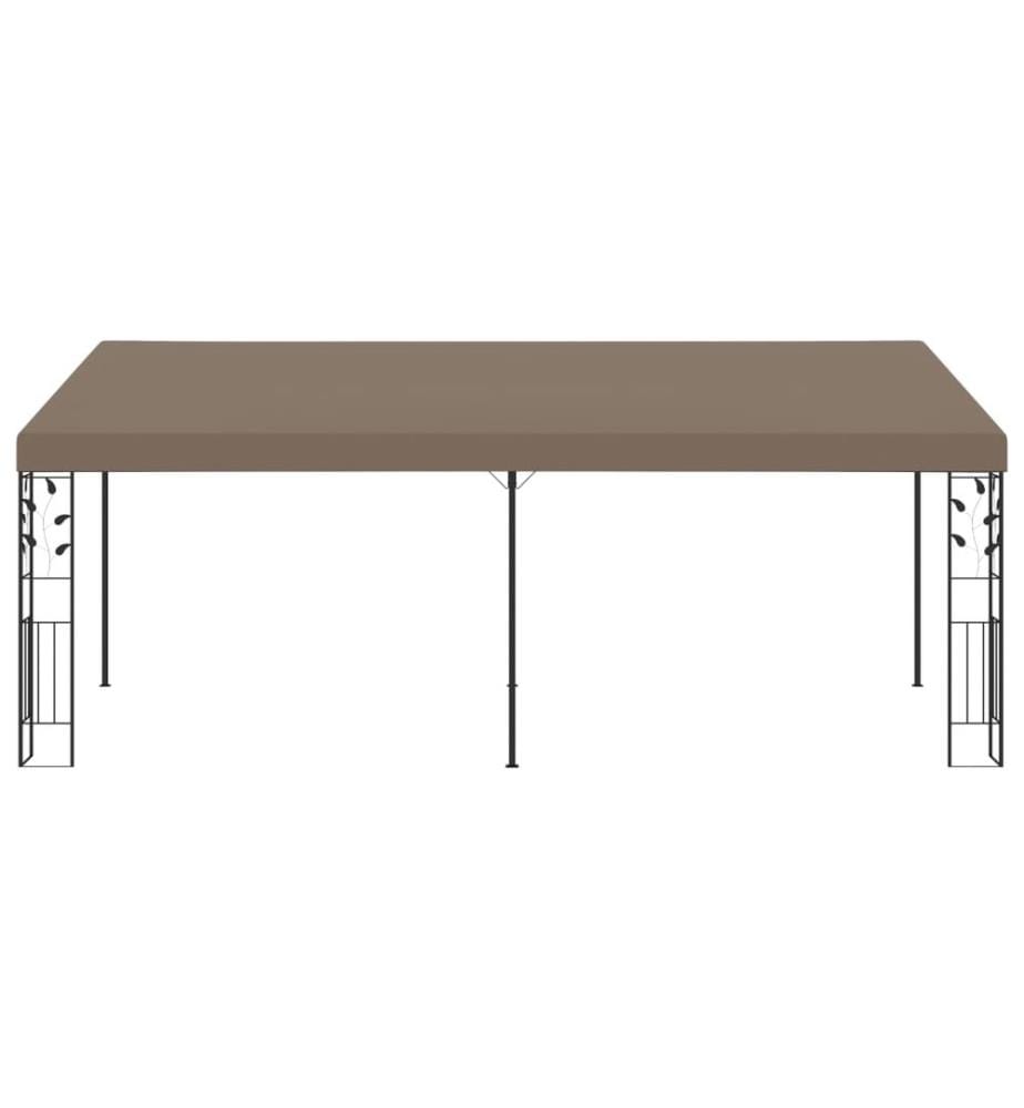 Wand-Pavillon 6x3x2,5 m Taupe