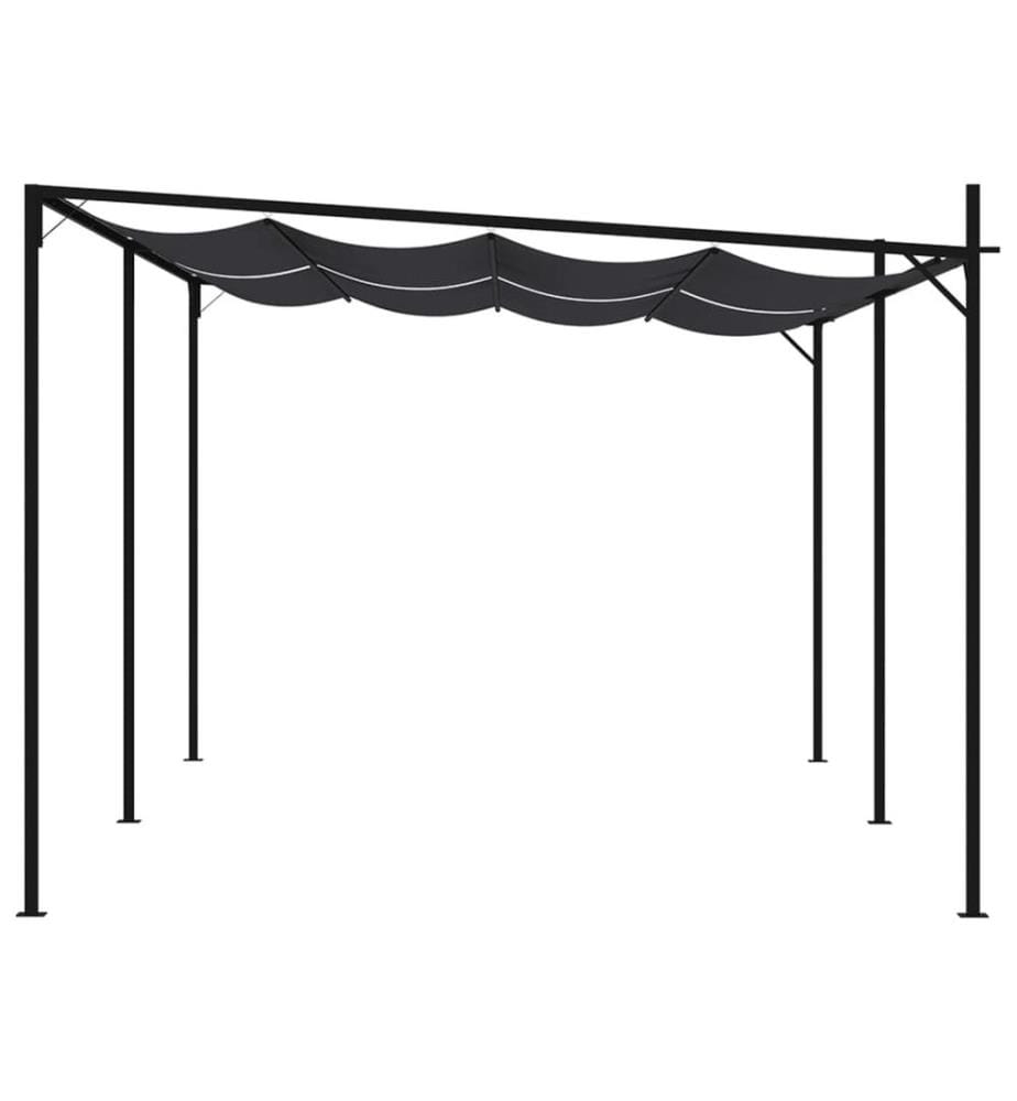 Pavillon mit Ausziehbarem Dach 600x300x233 cm Anthrazit