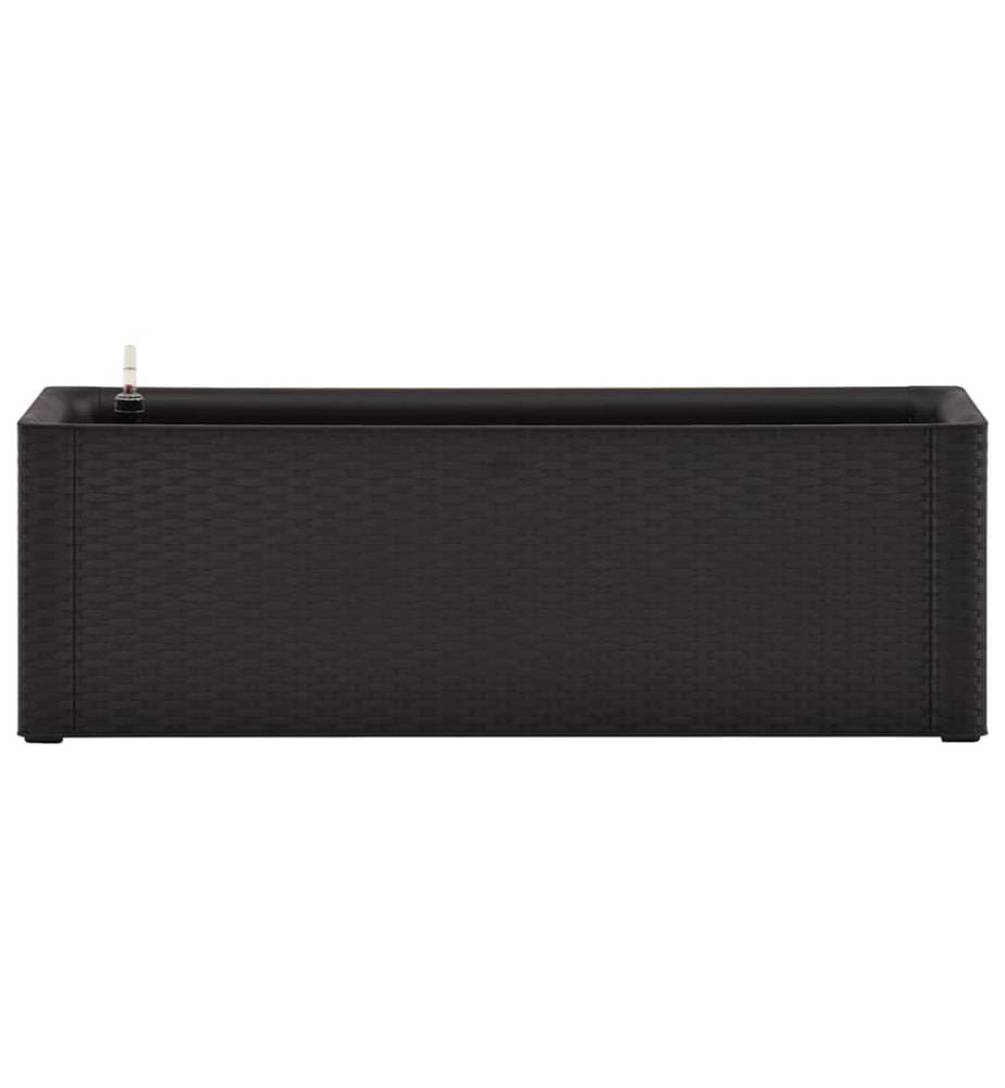 Lit surélevé de jardin système arrosage Anthracite 100x43x33 cm