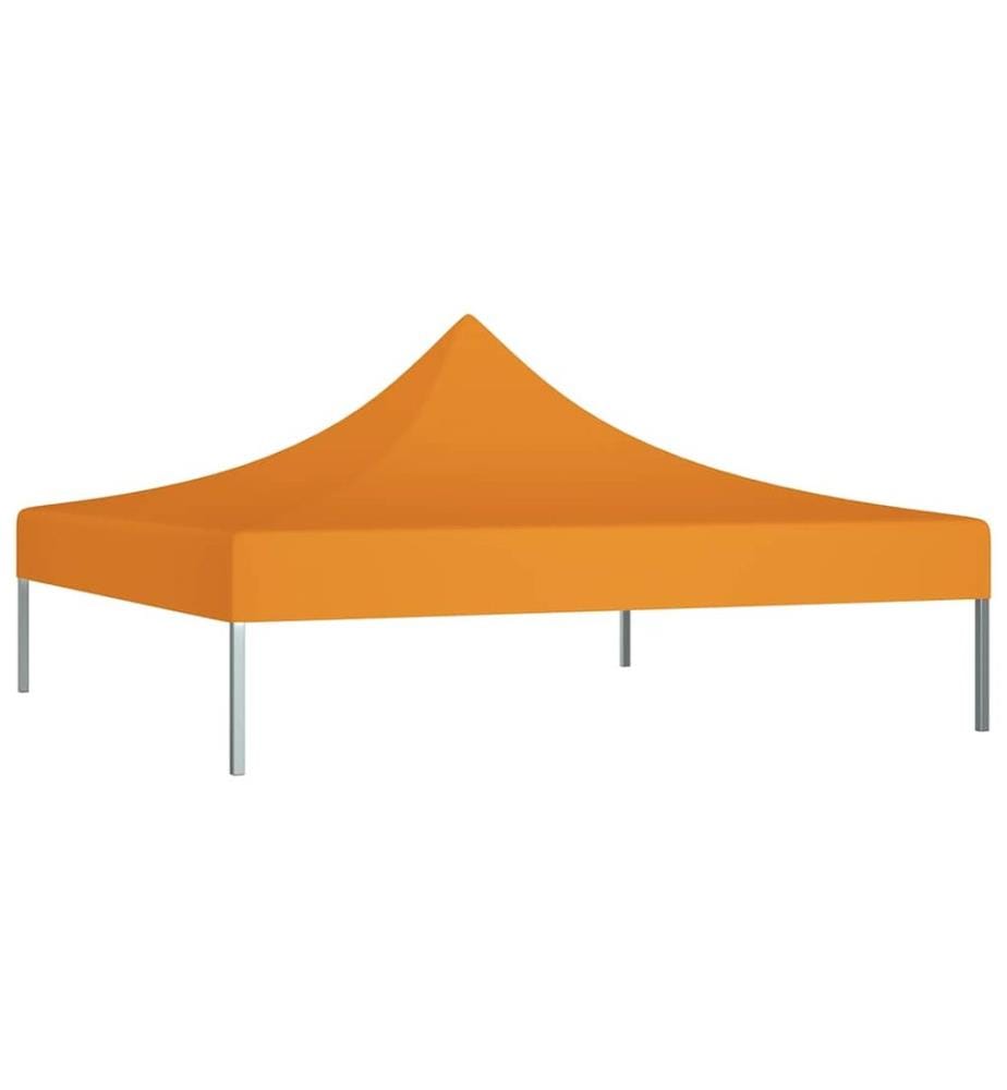 Partyzelt-Dach 3x3 m Orange 270 g/m²