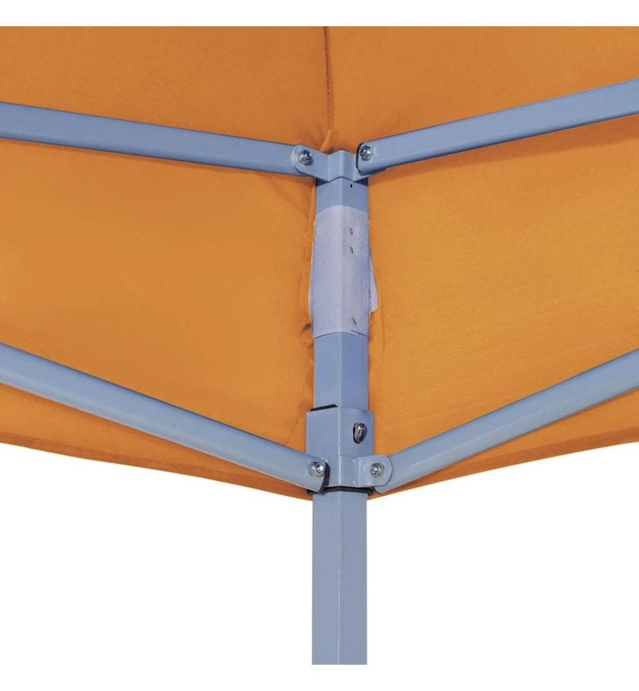 Partyzelt-Dach 3x3 m Orange 270 g/m²