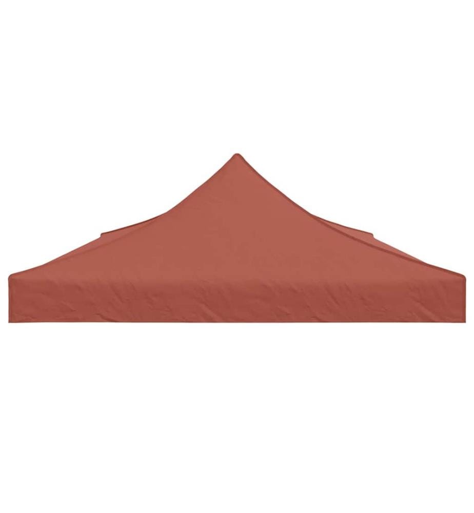 Partyzelt-Dach 6x3 m Terrakotta-Rot 270 g/m²
