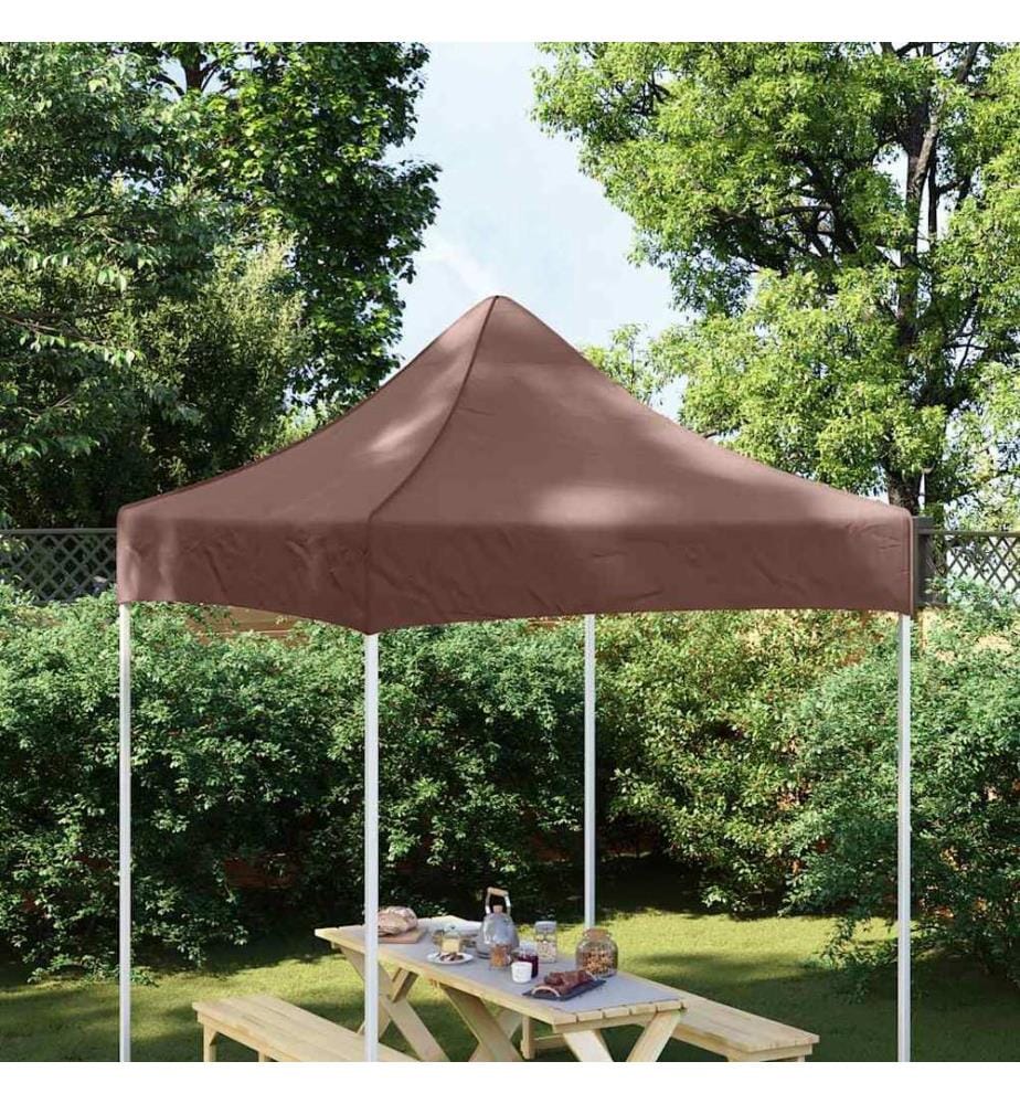 Partyzelt-Dach 2x2 m Braun 270 g/m²