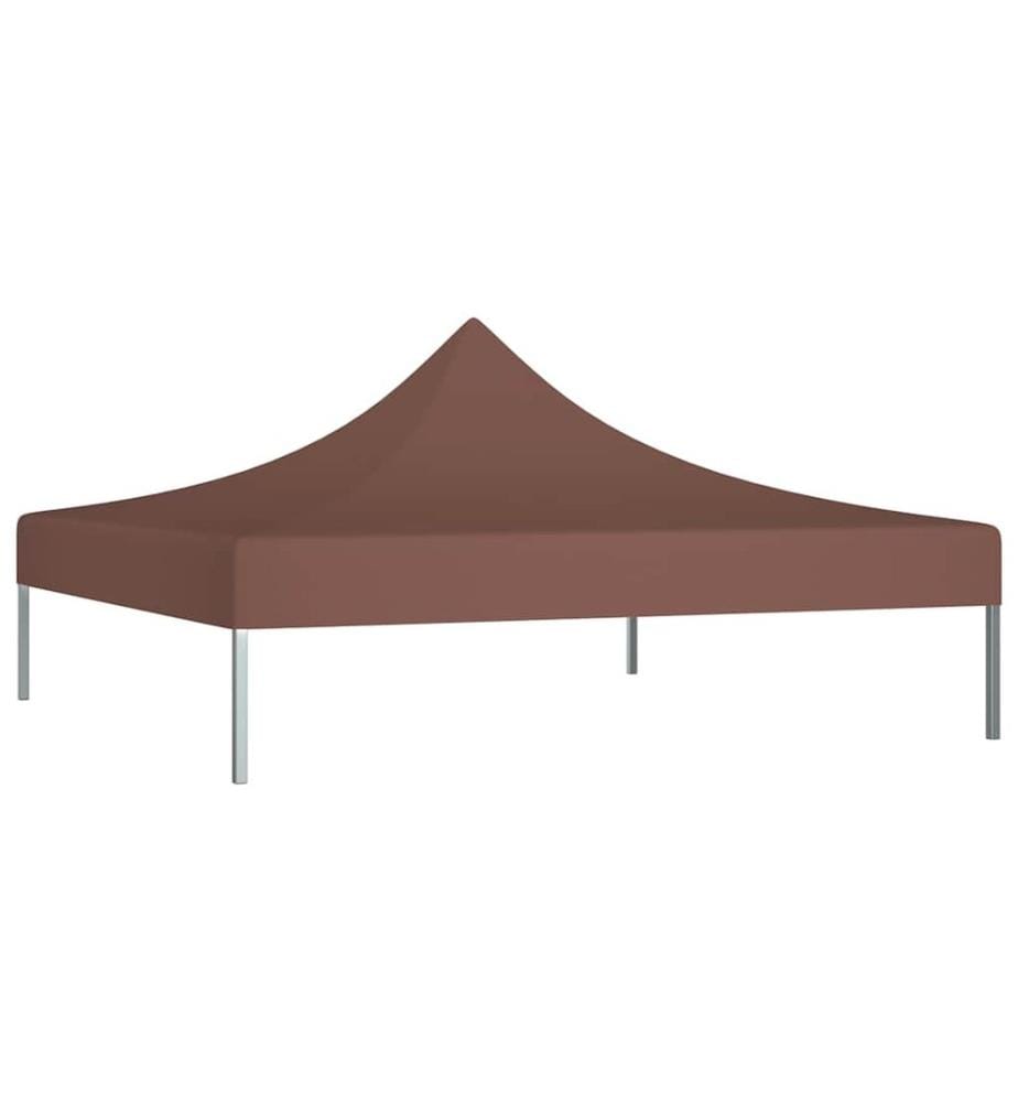 Partyzelt-Dach 2x2 m Braun 270 g/m²