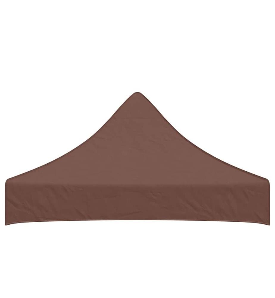 Partyzelt-Dach 2x2 m Braun 270 g/m²