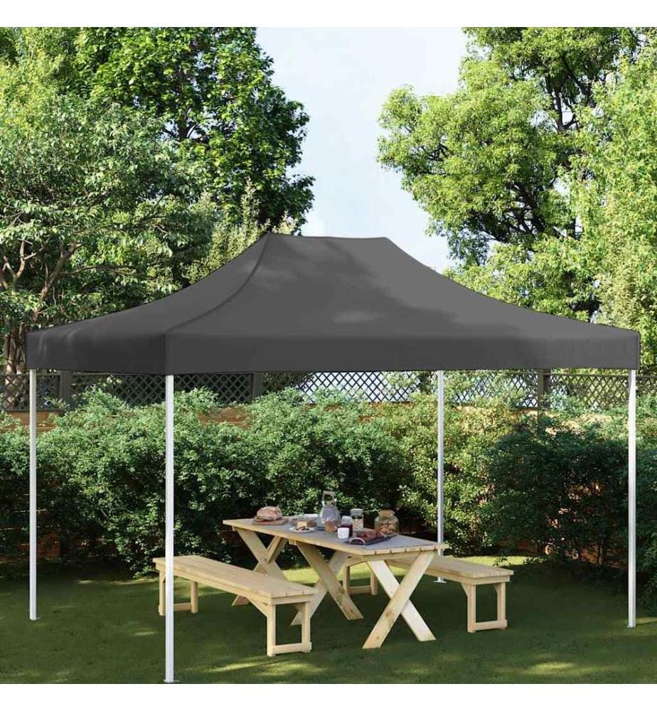 Partyzelt-Dach 4x3 m Anthrazit 270 g/m²