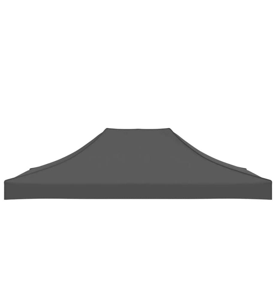 Partyzelt-Dach 4x3 m Anthrazit 270 g/m²