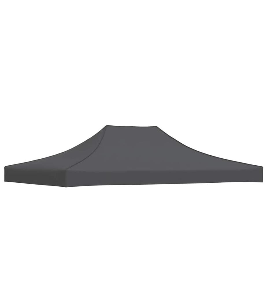 Partyzelt-Dach 4,5x3 m Anthrazit 270 g/m²