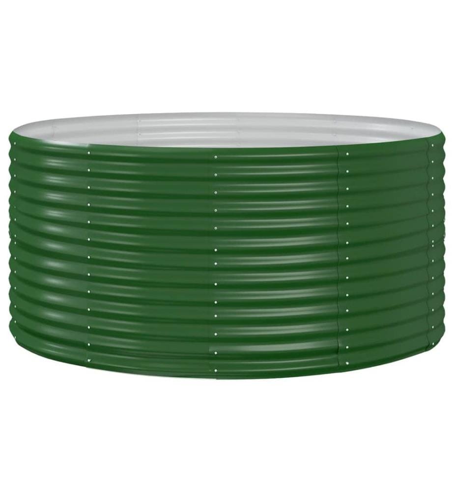 Jardinière surélevée Vert 140 x 140 x 68 cm Acier galvanisé