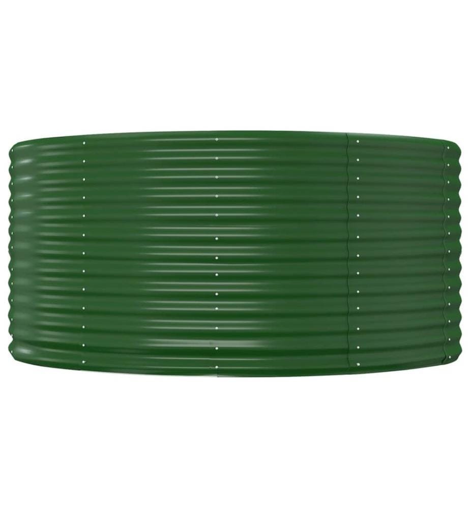 Jardinière surélevée Vert 140 x 140 x 68 cm Acier galvanisé