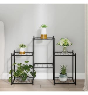 Jardinière 83x25x60 cm Noir Fer