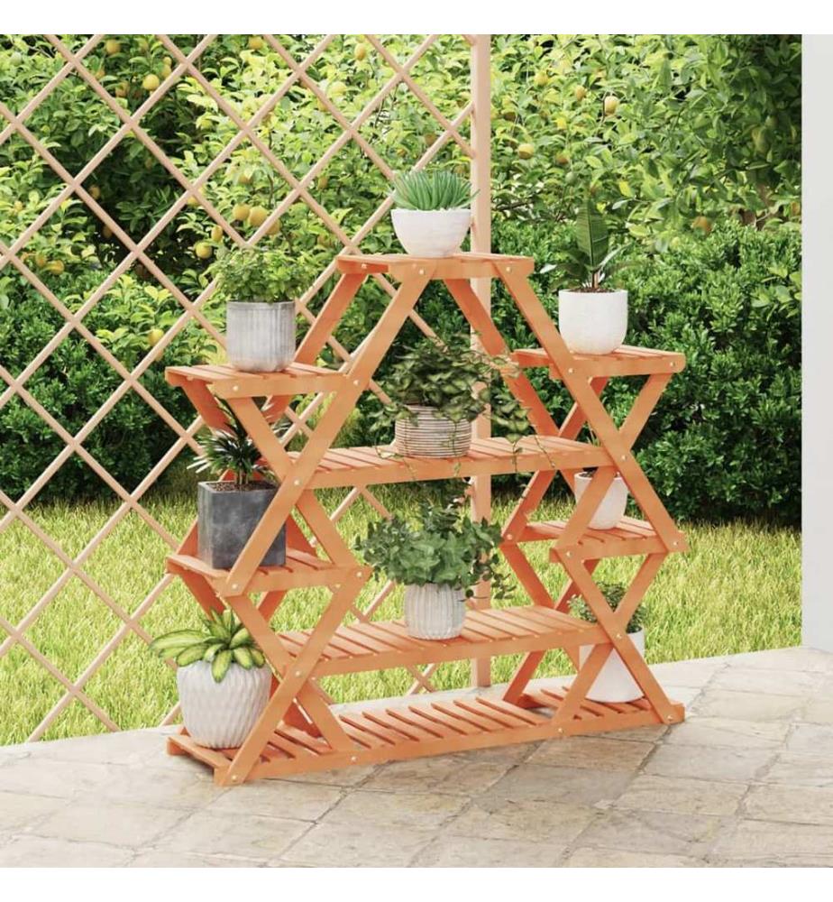 Blumenständer 110x25x105 cm Massivholz Tanne