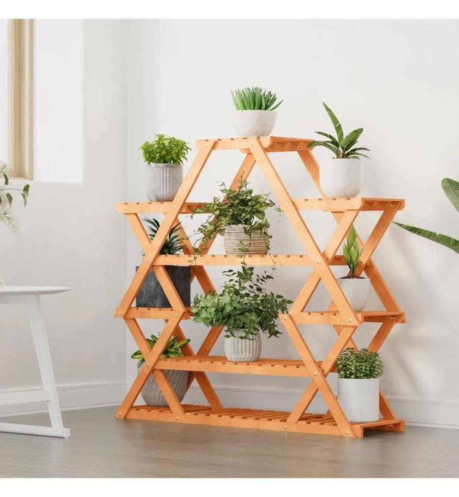 Blumenständer 110x25x105 cm Massivholz Tanne