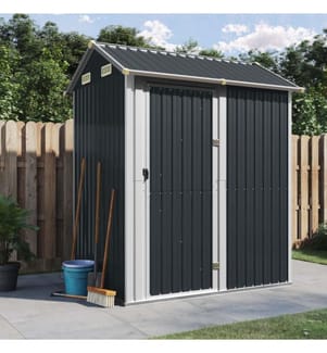 Abri de jardin Anthracite 192 x 152,5 x 237 cm Acier galvanisé