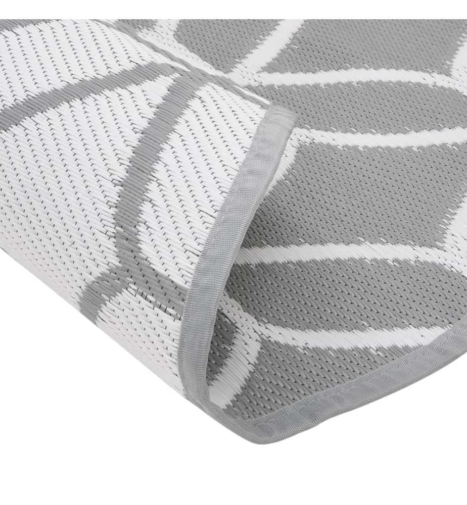 Outdoor-Teppich ARAKIL Grau Ø120 cm PP