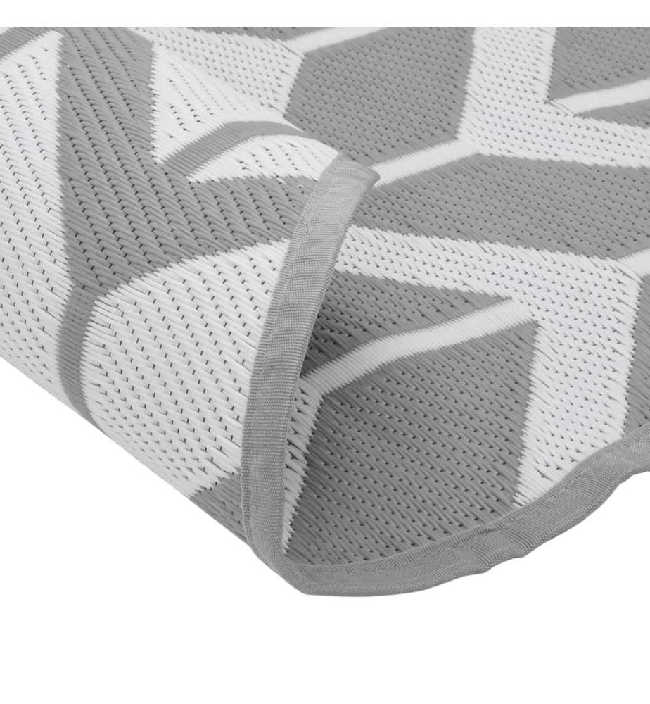 Outdoor-Teppich ARAKIL Grau Ø120 cm PP