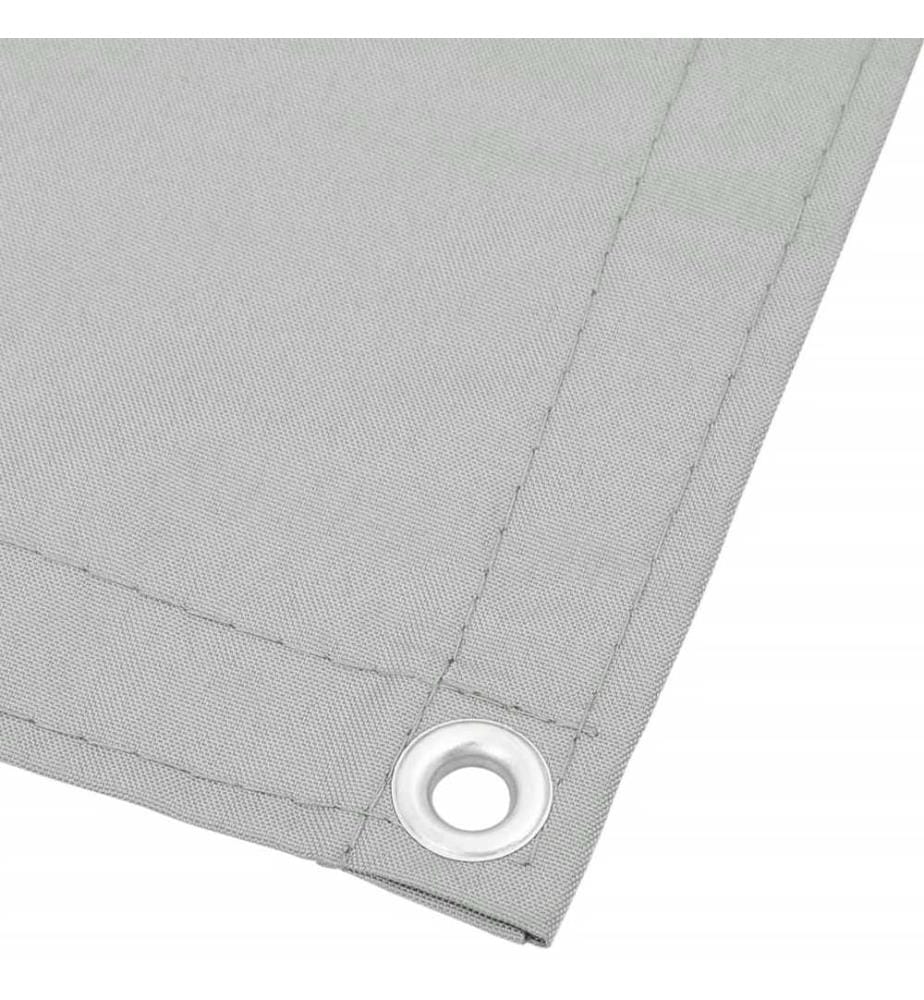 Écran de balcon gris clair 75x300 cm 100% polyester oxford