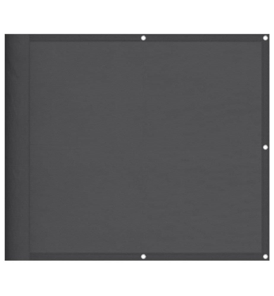 Balkon-Sichtschutz Anthrazit 90x800 cm 100 % Polyester-Oxford