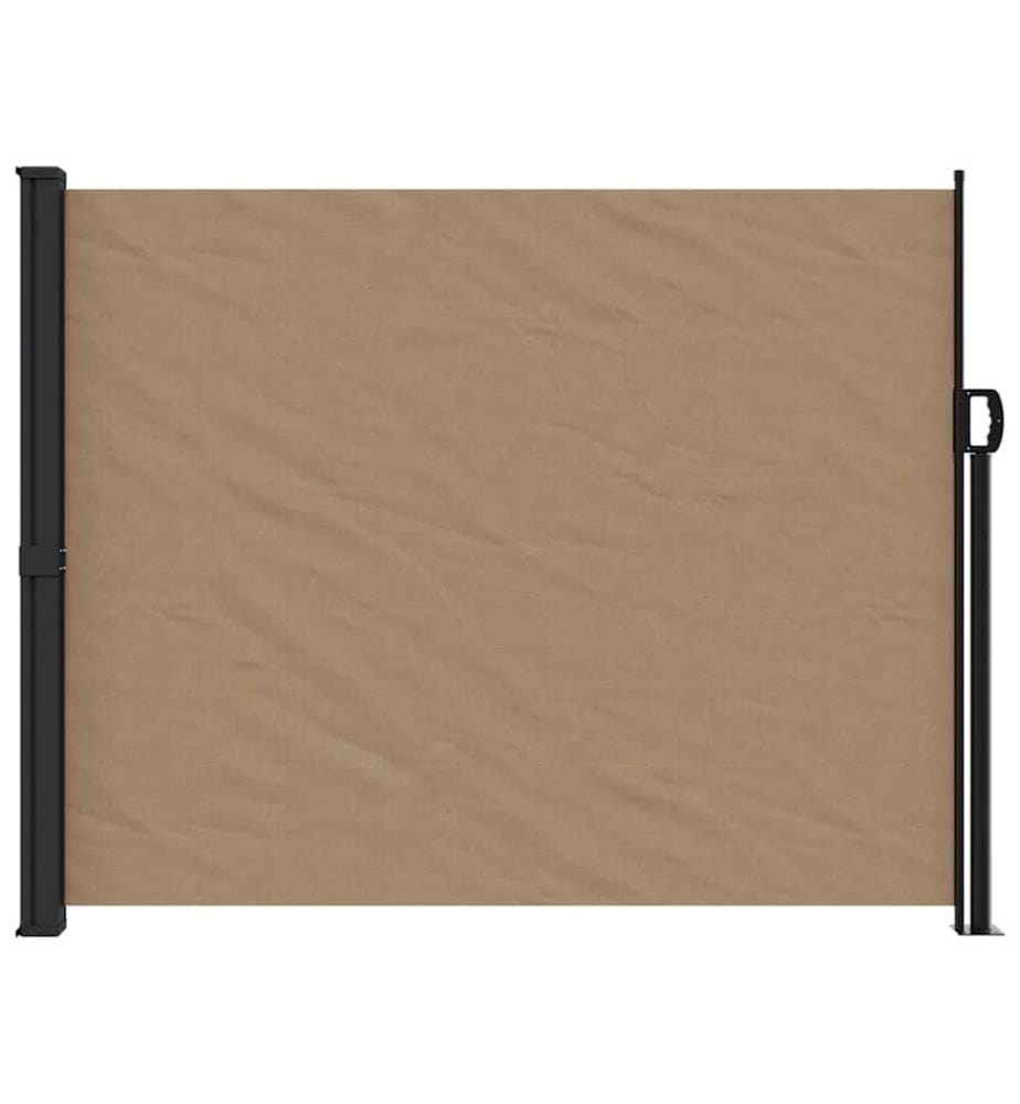 Seitenmarkise Ausziehbar Taupe 160x300 cm