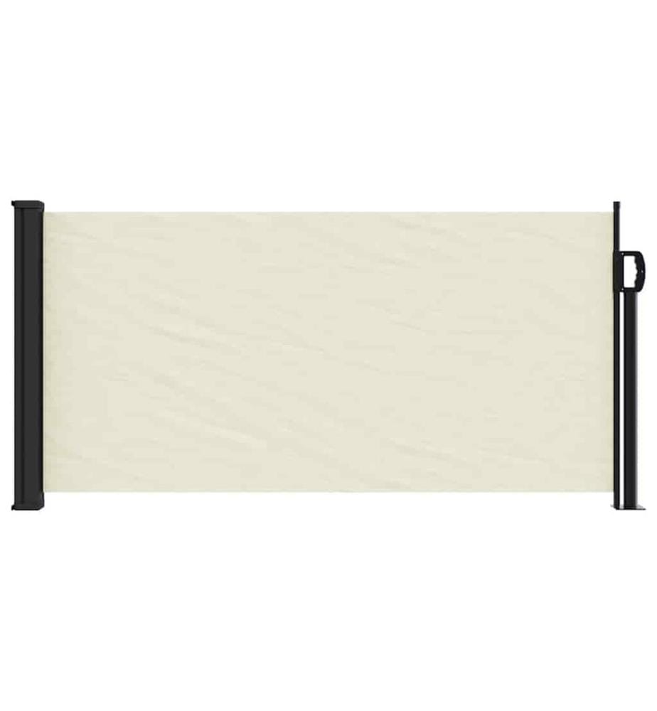 Seitenmarkise Ausziehbar Creme 100x500 cm