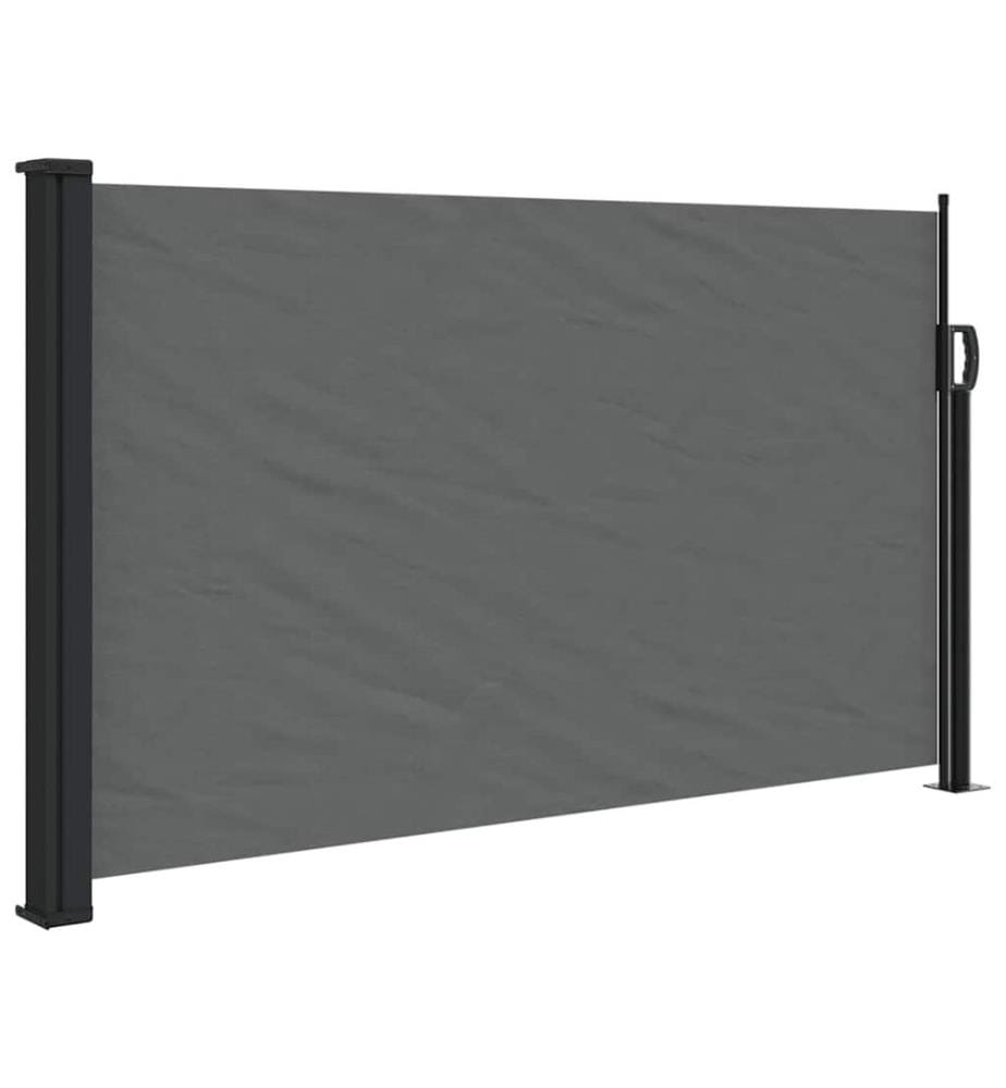 Ausziehbare Seitenmarkise Anthrazit 120x500 cm