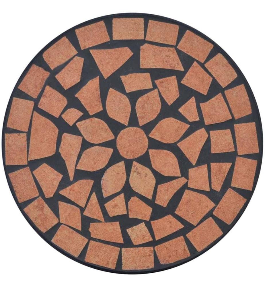 Beistelltisch Mosaik Terracotta