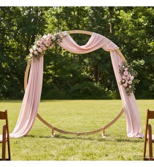 Arche de mariage Marron Clair 224 x 80 x 220 cm